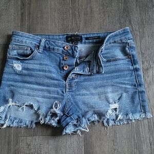 Women's Blue Denim Shorts